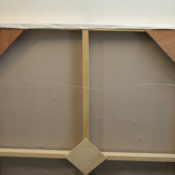 Large Acrylic on Canvas Painting: Vase of Flowers - Picture 5 of 5